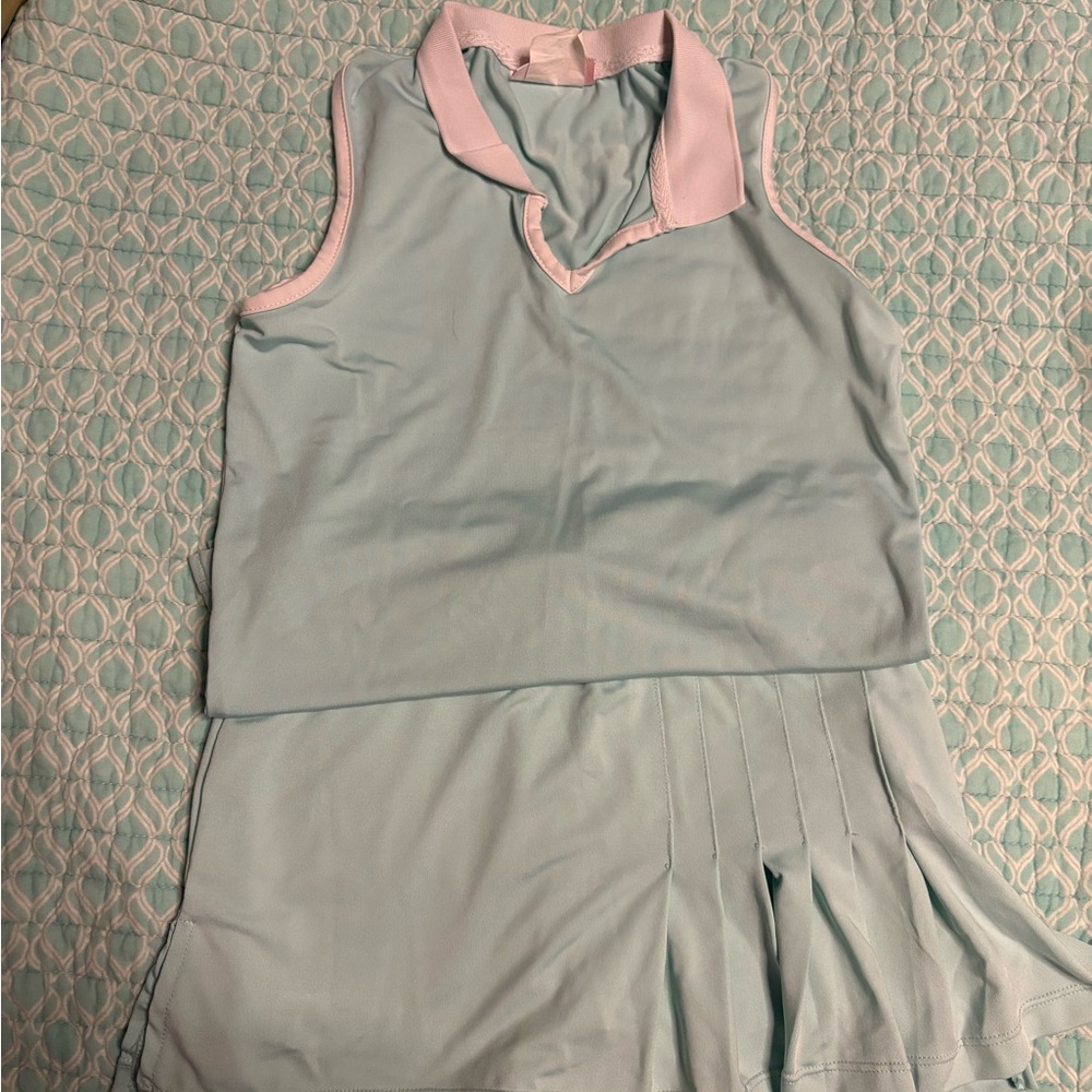 Little Miss Tennis Set with Trim